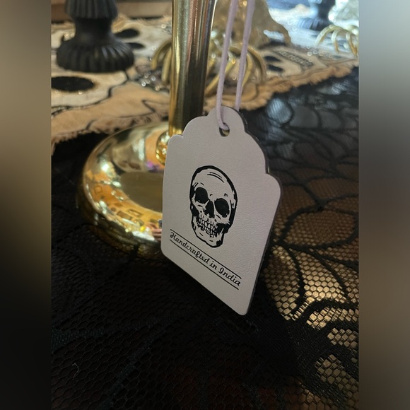 NWT Gothic Ouija Spirit Board Marble Cake/Dessert/Cheese Platter Pedestal Stand - Picture 11 of 11